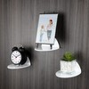 3pcs Wall Speaker Floating Shelves Acrylic Waterproof Wall Mounted Speaker