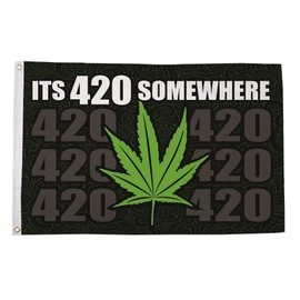 Flagtex It's 420 Somewhere Flag