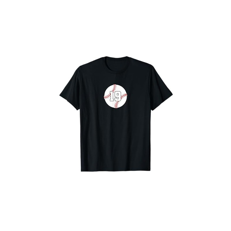Baseball Number #19 T-Shirt