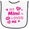 inktastic Valentine's Day My Mimi Loves Me Hearts and Lips