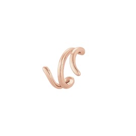 Elli Women's Earrings in Geo Minimal Design in 925 Sterling Silver, Sterling Silver, Rose-Gold