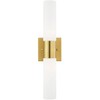 Livex Lighting 2 Lt Satin Brass ADA Bath Vanity