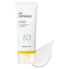 Banila Co UV Defense Waterproof Sun Cream Large Capacity SPF50+ PA++++, 100ml, 1 ea / 바닐라코 유브이 디펜스 워터프루프 선크림 대용량 SPF50+ PA++++, 100ml, 1개