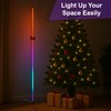 Oizuon 2 Pack Corner Floor Lamp – RGB Lamp Modern