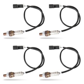 KUIPERAUTO Male Oxygen Sensor Upstream + Downstream 22060 234-4046 234-4127 13133 Compatible for Mercury Lincoln Ford F-150 F-250 (Set of 4)