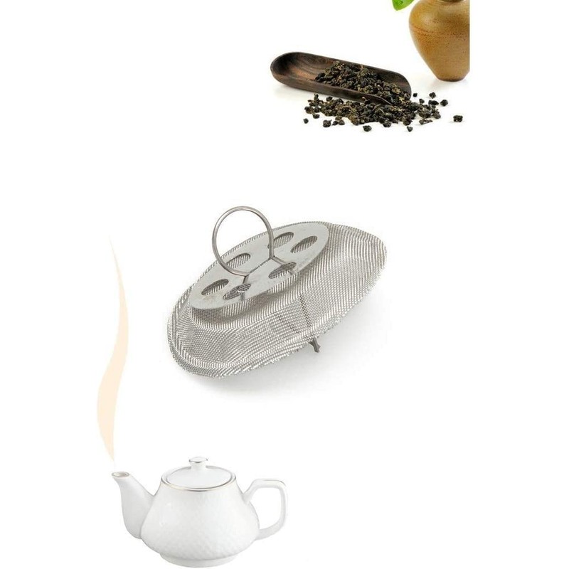 4 Pieces Round Tea Strainer for Spout Stainless Steel Kettle
