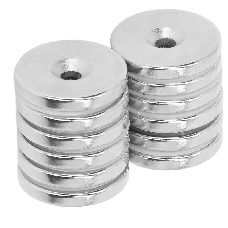 12 Pcs Neodymium Magnet 30x5mm Heavy Duty Strong Magnetism Round