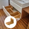 Maitys Plastic Drawer Glides and Slides Drawer Stoppers for Dresser