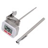 Food Thermometer Regulable Clip Large Display Screen Detachable Stainless Steel