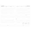 Filofax Deskfax week on two pages with appointments English 2026