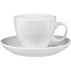 Seltmann Weiden VIP Weiss Uni Cappuccinotasse 0,22 l mit Untertasse
