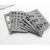 Buwei 8pcs Wool Felt Mold Needle Felting DIY Craft Stencil