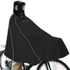 Andake Cycling Rain Poncho for Adults,Waterproof Bike Raincoat with Hood,