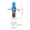 SALUTUYA 10PCS Removable Stainless Steel Rabbit Water Feeder Automatic Rabbit