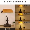 Liylan Banker Desk Lamp Touch Control, Vintage Banker's Desk Lamp