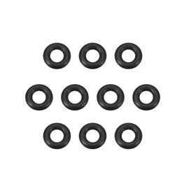 TA-VIGOR 10Pcs Nitrile Rubber O-Rings, 12mm OD 6mm ID 3mm Width Rubber Washers Spacer O-Rings Gasket kit, Metric Sealing Gasket for Hose, Faucet, Automotive, Plumbing