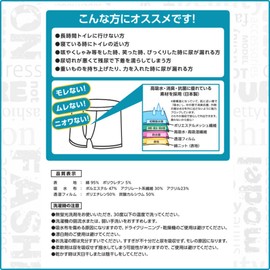 Urine leakage protection, light incontinence, Rugged Leak Pants for Men [CC Navy L * 4 】/「 Refreshing Boxer Shorts "[Navy/Large] 4 Pieces Set