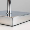 MiniSun Modern Square Polished Chrome Touch Table Lamp with a