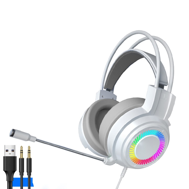 Gaming Wired Headset Multifunction 7.1 Sound Channel Colourful 3.5mm PC