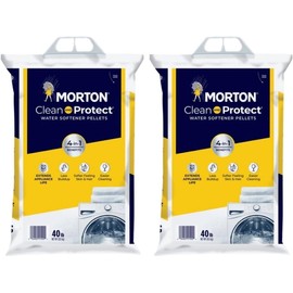 Morton Clean and Protect Water Softener Salt Pellets, 40 LB (Pack-2)