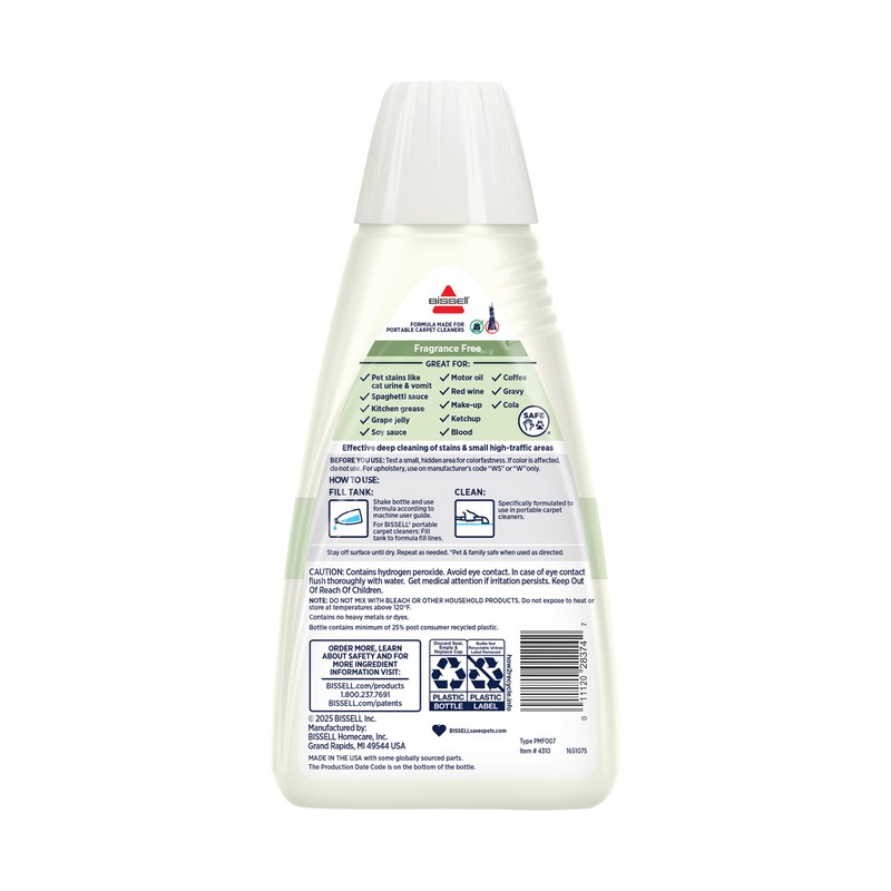 BISSELL Little Green PET OXY Spot & Stain Free &