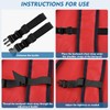 2 Pairs Adjustable Backpack Chest Strap With Black D-Ring –