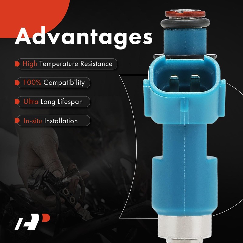 A-Premium Set of 4 Fuel Injectors Compatible with Subaru Impreza