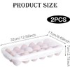 2 Pack Egg Holder, Fridge Storage Containers, Egg Storage for