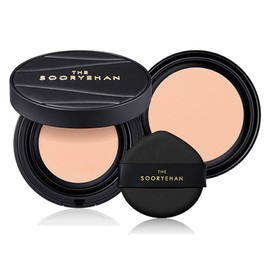 Partner_Reference Sooryehan The Black Tension Fit Mesh Cushion Original 13g + Refill 13g 1 piece No. 23 / 수려한 더 블랙 텐션 핏 메쉬쿠션 본품13g+리필13g 1개 23호