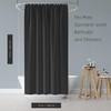 Curoayood Shower Curtain for Bathroom,Machine Washable Light Weight Fabric Woven