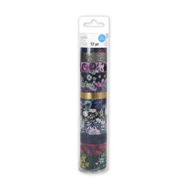 Recollections Black Floral Crafting Tape Set
