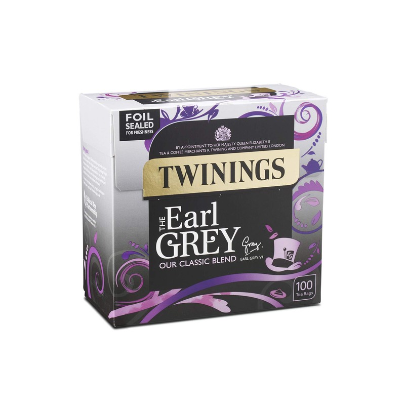 Twinings The Earl Grey 100 Tea Bags, 250g