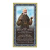 WJ Hirten Padre Pio Wood Plaque with Prayer, 9" x