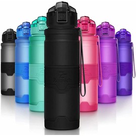 ZOUNICH Premium Sports Water Bottle 32 oz/1 Liter, 24 oz, 16 oz, 14 oz, BPA Free Tritan for Bike, Running, Gym, Fitness, Cycling