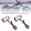 Hlyjoon 2Pcs Moto Turn Signal Light LED Retro Motorcycle Turning