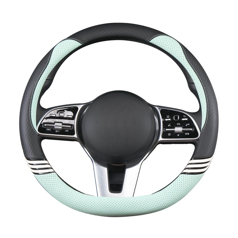 Binsheo Cute Steering Wheel Cover D Shape for Women Men