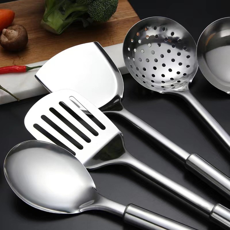 5Pcs Stainless Steel Cooking Utensils Set, Stainless Steel Kitchen Utensils,