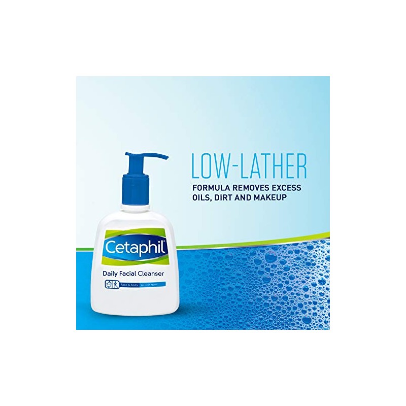 Cetaphil Daily Facial Cleanser, For Normal To Oily Skin, 8