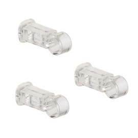 Wall Mount with Clamp for Towel Radiators and Horizontal Tubular Radiators with a Pipe Diameter of 22 mm, Load Capacity up to 75 kg, Transparent