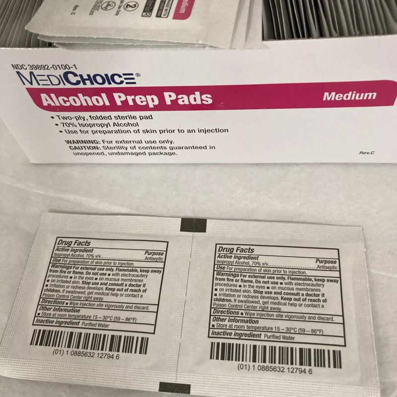 MediChoice Alcohol Prep Pad, Medium - 200 Count - 1