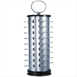 Sunglasses Display Stand - 36 Pairs Eye-wear Rack Rotating Display with Mirror