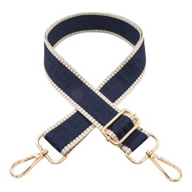 Long Keeper Wide Bag Strap - Adjustable Replacement Shoulder Strap Handbag Shoulder Bag Strap Guitar Style Cross Body Bag Strap for Purse Shoulder Bag Long Bag (Blue)