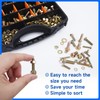 940PCS Grade 8.8 Metric Bolt and Nuts Kits M4 M5