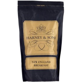 Harney & Sons New England Breakfast Tea, black tea infused with maple flavor, 16 Oz