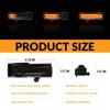 DERMOKA Sequential Amber LED Side Mirror Marker Lights Compatible with