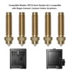 5PCS 0.4mm Nozzles for Centauri Carbon, 3D Printer Copper Alloy