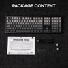 EPOMAKER TH108 Full Size Mechanical Keyboard, Wireless Gaming Keyboard with