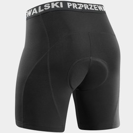 Przewalski Mens Cycling Underwear Shorts 4D Padded Bike Undershorts Bicycle MTB Liner Shorts with Silicone Leg Grippers