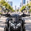 Motorcycle Rearview Mirrors for Riding – Adjustable Rotating Metal Side