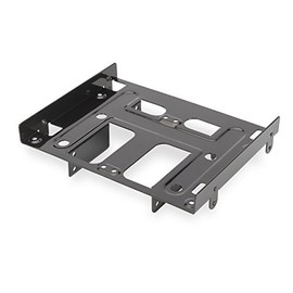 Ewent ew7002 Bracket Adapter for 4 BAY 2.5 "or 1 HDD 3.5" + 2 hdd/SSD 2.5 "HDD/SSD PC Slot, 5.25, Screws Included, Black